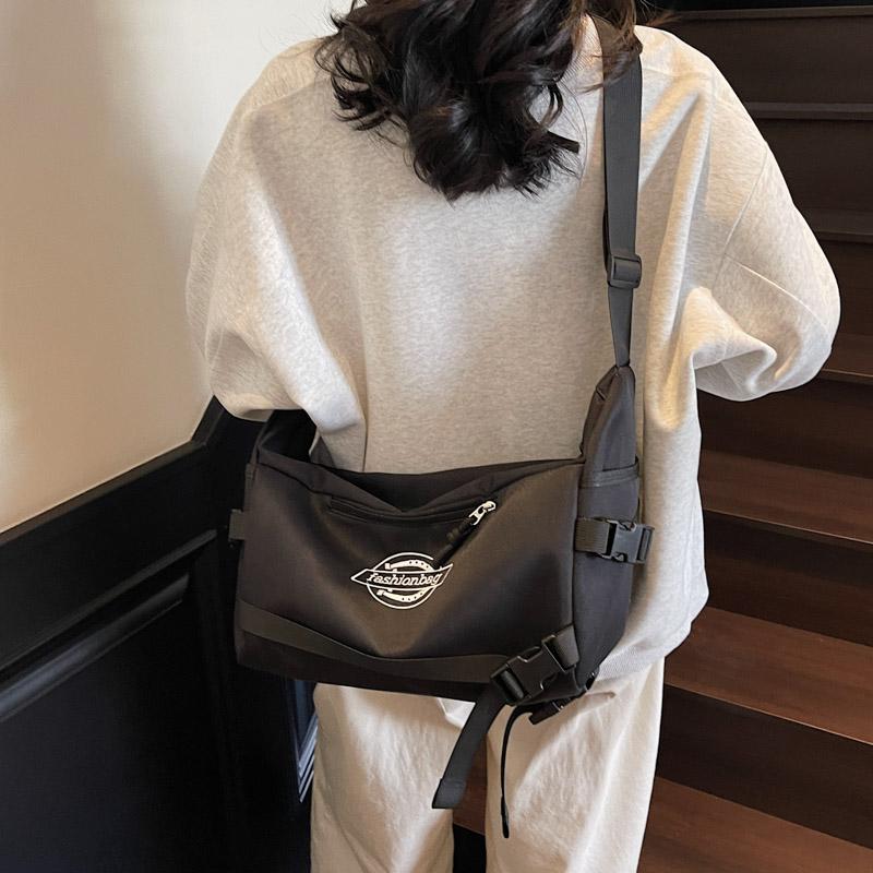 Women's Large Capacity Shoulder Bag Letter Print Crossbody Bag