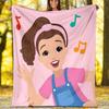 1pc Ms Rachel4 Theme Blanket - Digital Print, Polyester, Cozy for All Seasons, Perfect for Outdoor, Camping, and Travel