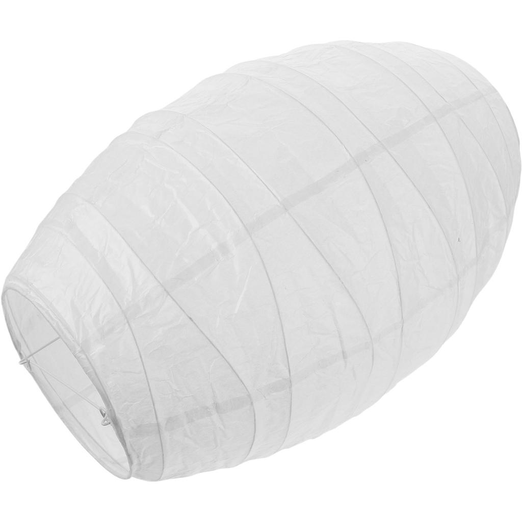Oval Handmade Paper Lantern Shade Foldable Hanging Ceiling Lamp Cover for Living Room Bedroom Lantern Shade