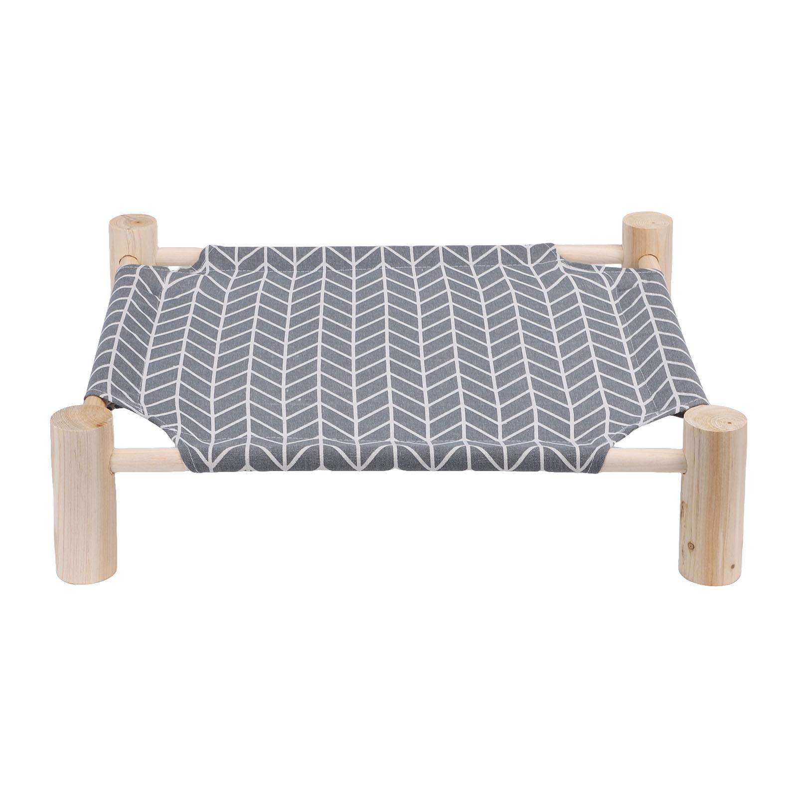 

Elevated Dog Bed Removable Cooling Raised Pet Cot Multi Functional for Cats Small Animals Type 1