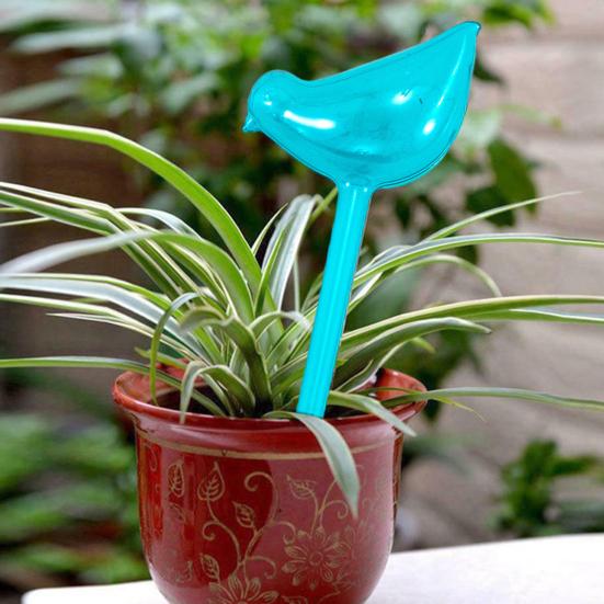 Self Watering Shape Watering Bulb Automatic Clear Plant Planter Insert Bird Irrigation Spikes for Indoor