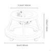 1/12 Dolls House Doll Walkers Mini Stroller Prop Adornment Micro Scene Baby Room for