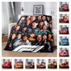 F1 Formuła 1 Portret Wszystkich Kierowców Wyścigowych Kolaż Kombinezon Wyścigowy Logo Nadruk Miękki Flanelowy Koc Rzutowy Lekki Ciepły Pokrowiec na Sofa Kanapę Łóżko Wystrój Domu