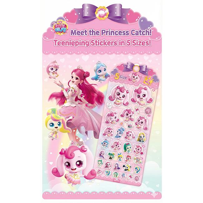 Made In Korea, KC Certified-  Princess Catch! Teenieping Areumping 5-Size Sticker (6 Options)