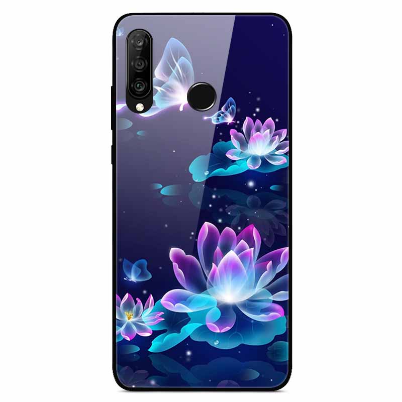 For Huawei P30 Lite Cases P30Pro P20pro P20Lite Luxury Tempered Glass Hard Back Cases for Huawei P20 Pro P30Pro Fundas Capa P20