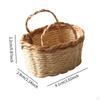 1/12 Dollhouse Accessory Storage Basket for DIY Kitchen Decor