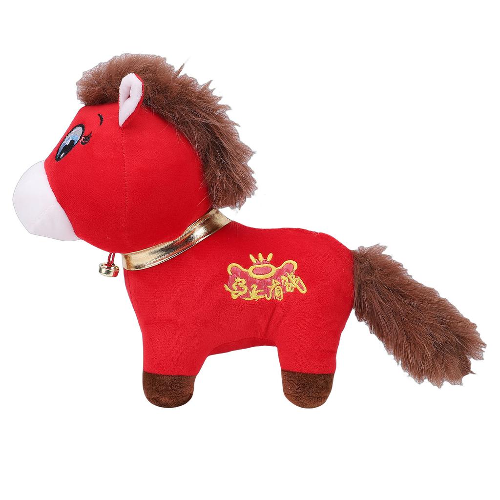 2026 Year of The Horse Plush Toy Chinese New Year Plush Horse Figurine Doll Stuffed Animal Toy Decor for Spring