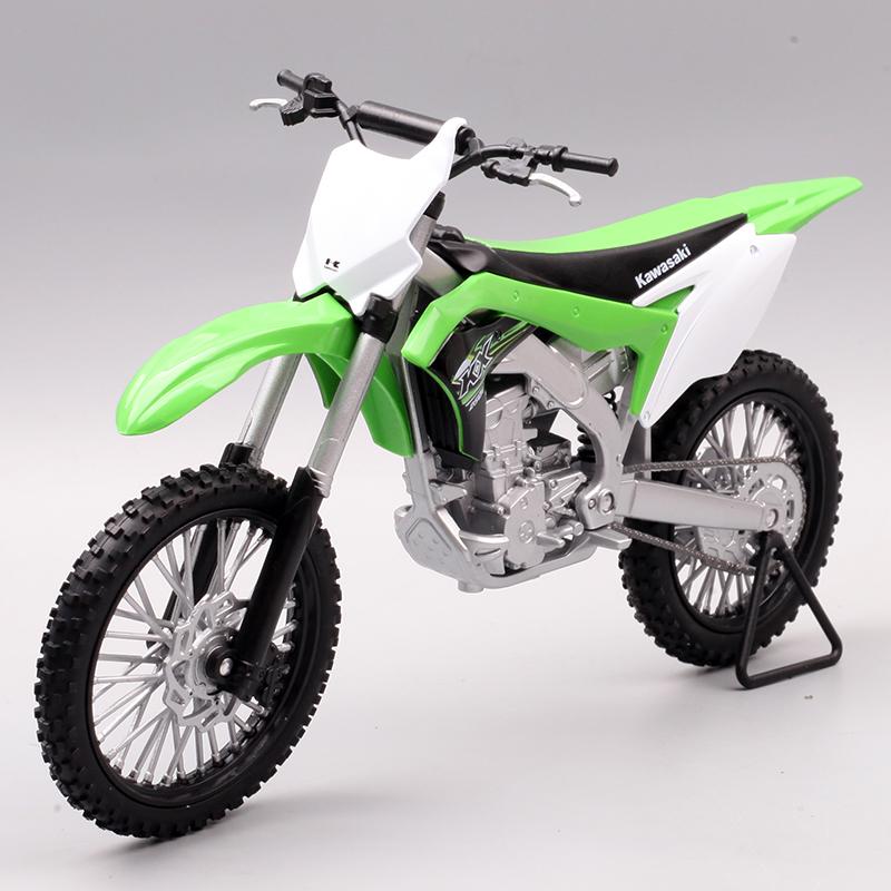 Welly 1/10 Kawasaki 2017 KX 250F Alloy Motorcycle Model High Simulation Diecast Metal Motorcycle Model Collection Children Gifts