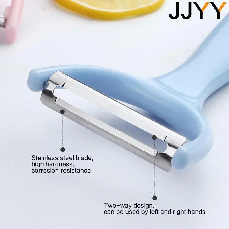 Stainless Steel Multifunctional Peeler Sharp Kitchen Tool Easy Grip Design For Fruits Vegetables