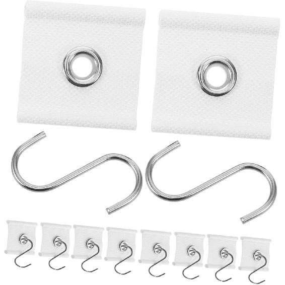 Rv Awning Hooks for Piping Rail Heavy Duty Canopy Light Clips Camper Awning Hangers for Outdoor Camping Parties and Rv Accessories