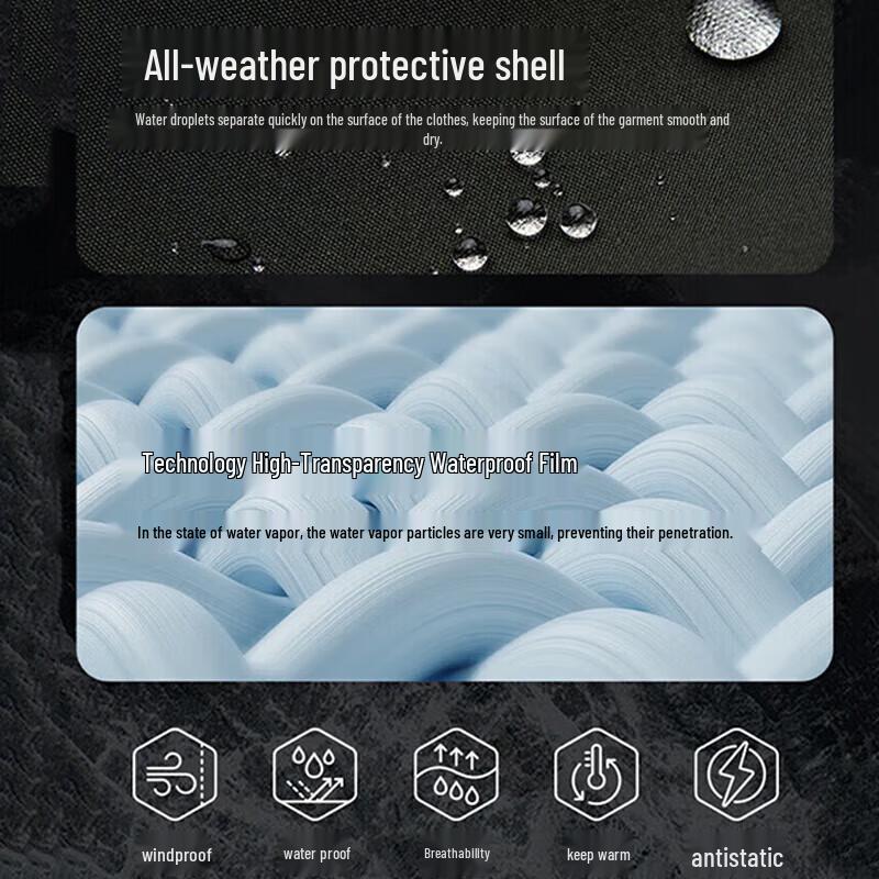 Warrior Men's Windproof Waterproof Outdoor Jacket