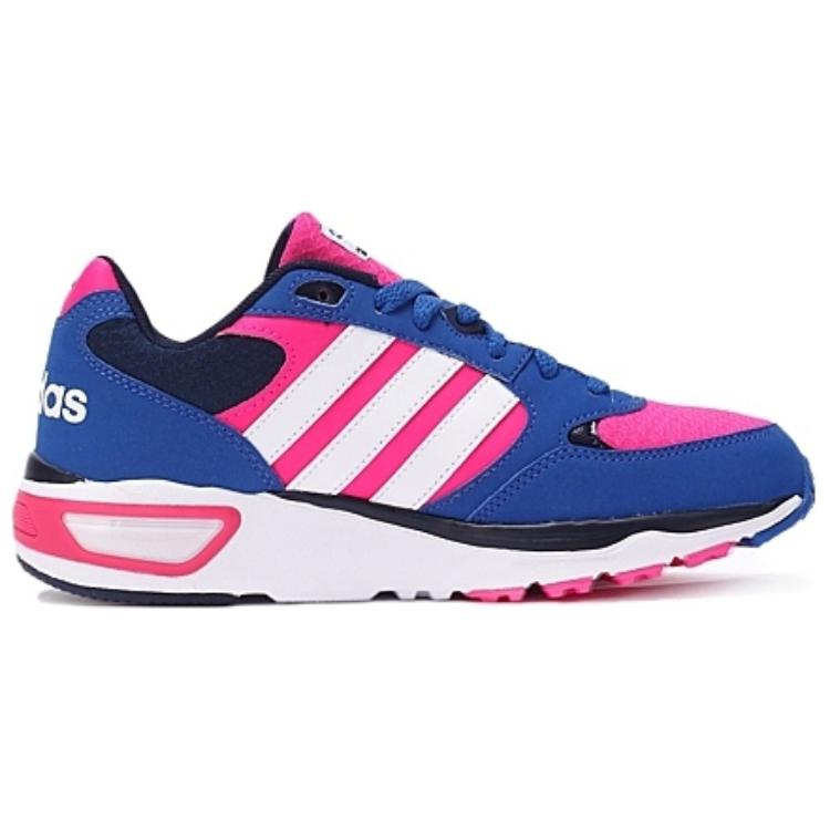 Adidas Cloudfoam Bunt Vielseitig Stoßdämpfend Rutschfest Langlebig Low-Top Freizeitschuhe Damen Freizeitschuhe Blau AQ1514