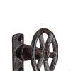 Cast Iron Wall Hook Hanging Decor Wheel Ornament Antique Rustic Multipurpose Garden Plant