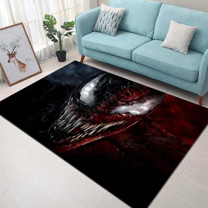 

Marvel Venom Print Carpet Rug for Home Living Room Bedroom Sofa Doormat Decor Non-slip Floor Mat Cloakroom Play Area Rug 40x60cm