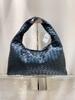 Woven shoulder bag underarm bag spring and summer new bag women's bag handmade high-texture dumpling bag tide