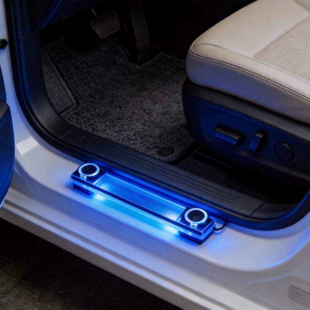 Automotive Interior Led Atmosphere Light Kit With Blue Glow For All Vehicles