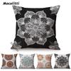 Mandala Decorative Throw Pillow Case Ethnic Buddism Floor Cushion Cover Cotton Linen Square Sofa Cushion Cover Cojines