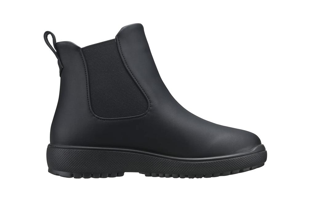 Pansy 4810 Wasserdichte Stiefeletten mit seitlichem Gummizug, Größe Schwarz Damenstiefel, 3E, 23.5cm,