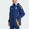 adidas Real Madrid Tiro 24 Kapuzen-Wasserfest-Reißverschluss-Langarmjacke Herren Jacken JE4204