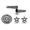 RIRO Carbon Fiber Road Crankset 29MM 50-34/52-36/53-39T Compatible with 11/12 Speed Shimano Direct Mount /110/130BCD Chainrings