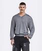 51Peosenteu V Neck Banding Longsleeve - Gray