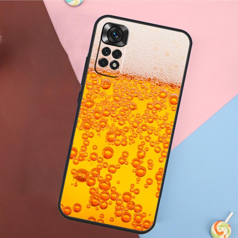 A Glass of Beer Alcohol Cover For Xiaomi Redmi Note 13 Pro 14 12 11 9 10 9S 10S 11S 12S Redmi 10C 12C 13C 14C Case