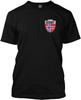 Norway Flag Crest Black T-shirt