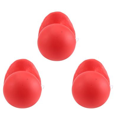 Bom-3 Peças Nariz de Palhaço Vermelho Buzinando Rangendo Nariz de Palhaço Com Corda Elástica Para Adultos Acessórios de Fantasia Cosplay de Halloween