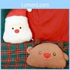 Christmas Santa Plush Toy Reindeer Pillow Soft Decor Gift For Holiday Season