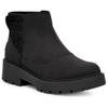 UGG Leather Comfortable Slip-On Short Chelsea Boots Women Boots Black 1166758-BLK