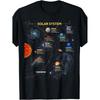 Solar System T-Shirt for - Retro Space-Themed Gift Suitable for Space Enthusiasts, Astronomy Lovers with Planets & Solar, Machine Washable Casual