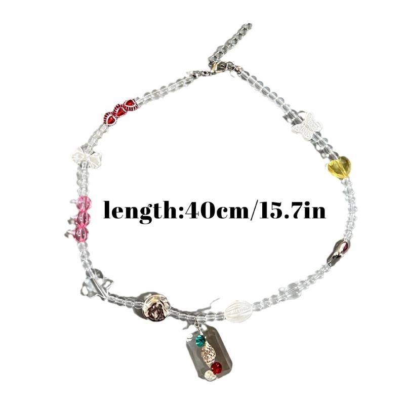 Unique Conch Pendant Necklace Eye Catching Beaded Choker Statement Jewelry for Party Wear Bohemian Conch Clavicle Chain