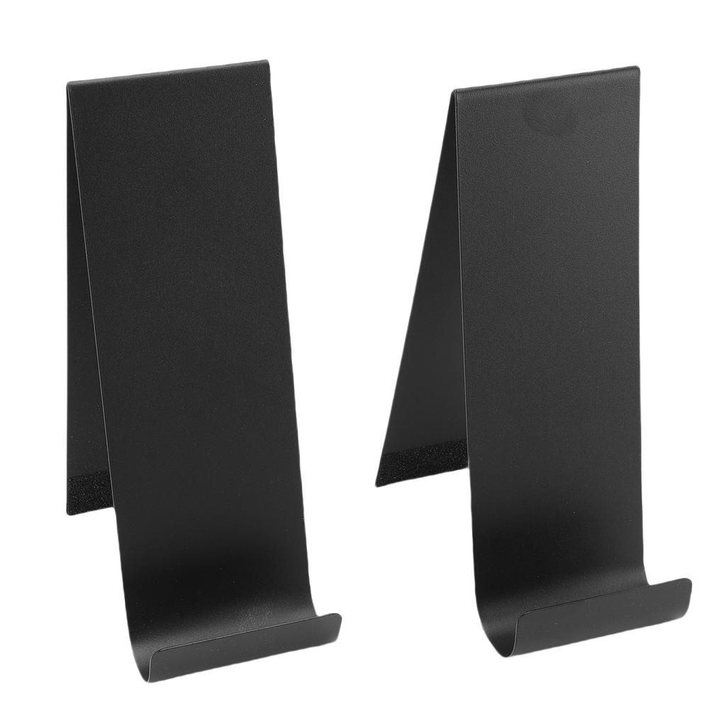 4er-Pack Prospekthalter, schwarz, vertikal, aus Kohlenstoffstahl, Prospektständer für Geschäfte und Messen