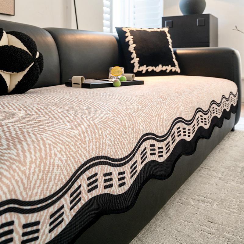 

Summer Ice Silk Special-Shaped Sofa Cushion New Irregular Leather Sofa Mat Seat Cushion Non-Slip Straight Row Sofa Cushion 70*70cm