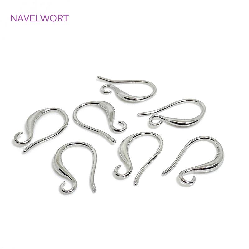 Zubehör für die Ohrringherstellung 14K Goldplattierte Ohrhaken Messing Metall Ohrdraht DIY Mode Schmuckherstellung Zubehör Großhandel