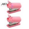 Soft PVC Shell Stapler for Kids Study Mini Cartoon Stapler, Cute Pig Shape, Portable Lightweight School Supplies Binding Tool, Handheld And