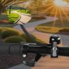 Universal Cycling Mirror Bells Compacts Bicycles Rearviews Safety Device With Bells Ergonomic Bike Handlebars Part