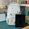 Schoolbag cute star junior high school student schoolbag large capacity versatile ins student pain bag small fresh and fashionable commuter backpack