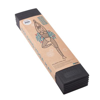 IMPHY Folding Yoga Mat, Black