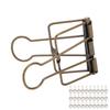 30Pcs Wire   Clips 2 Inch Hollow Out Strong Clamping Multi Purpose Small   Clips for Notes Tickets Papers