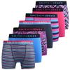 Smith & Jones Mens Taden Assorted Designs Boxer Shorts (Pack of 7)