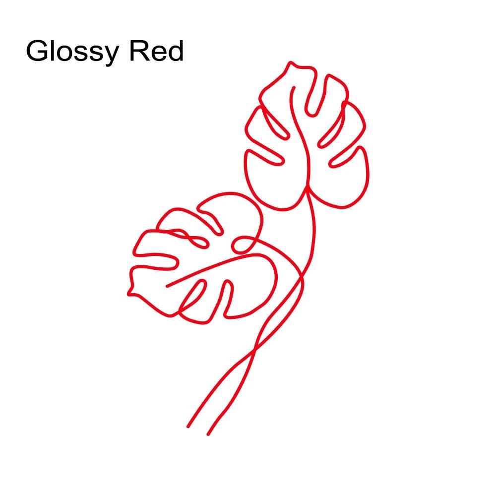 Leaf Sticker Monstera Leaf Car Window Graphics Truck Windshield Body Laptop Vinyl Decal Waterproof Plant Lover Decor Accessories