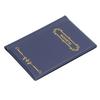 Coin Collection Album PVC Wear Resistant Lightweight Portable Coin Holder Book for Collectors Blue