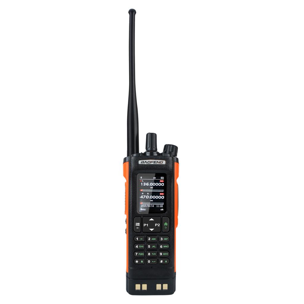 Baofeng DM-32 GPS DMR DIgital APRS Walkie Talkie AES256 Encryption 8W Air Band FM 2M 70CM GMRS Dual Band Radio DM-32UV