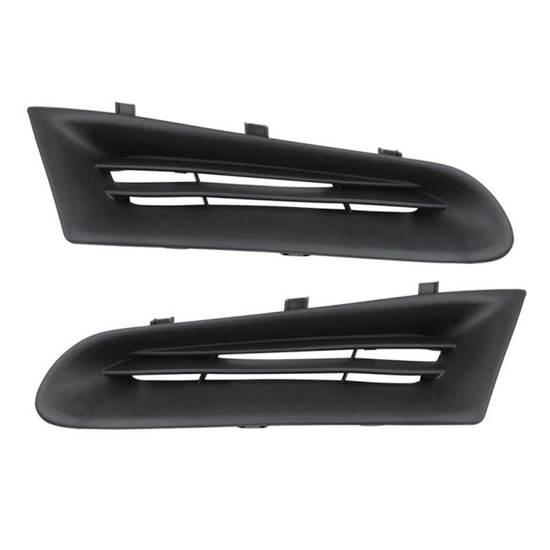 Grille de Pare-chocs Avant de Voiture Pour Renault Clio MK3 2005-2009 Grille Ouverte pour Phares Antibrouillard Prise d'Air Cache de Phare Antibrouillard