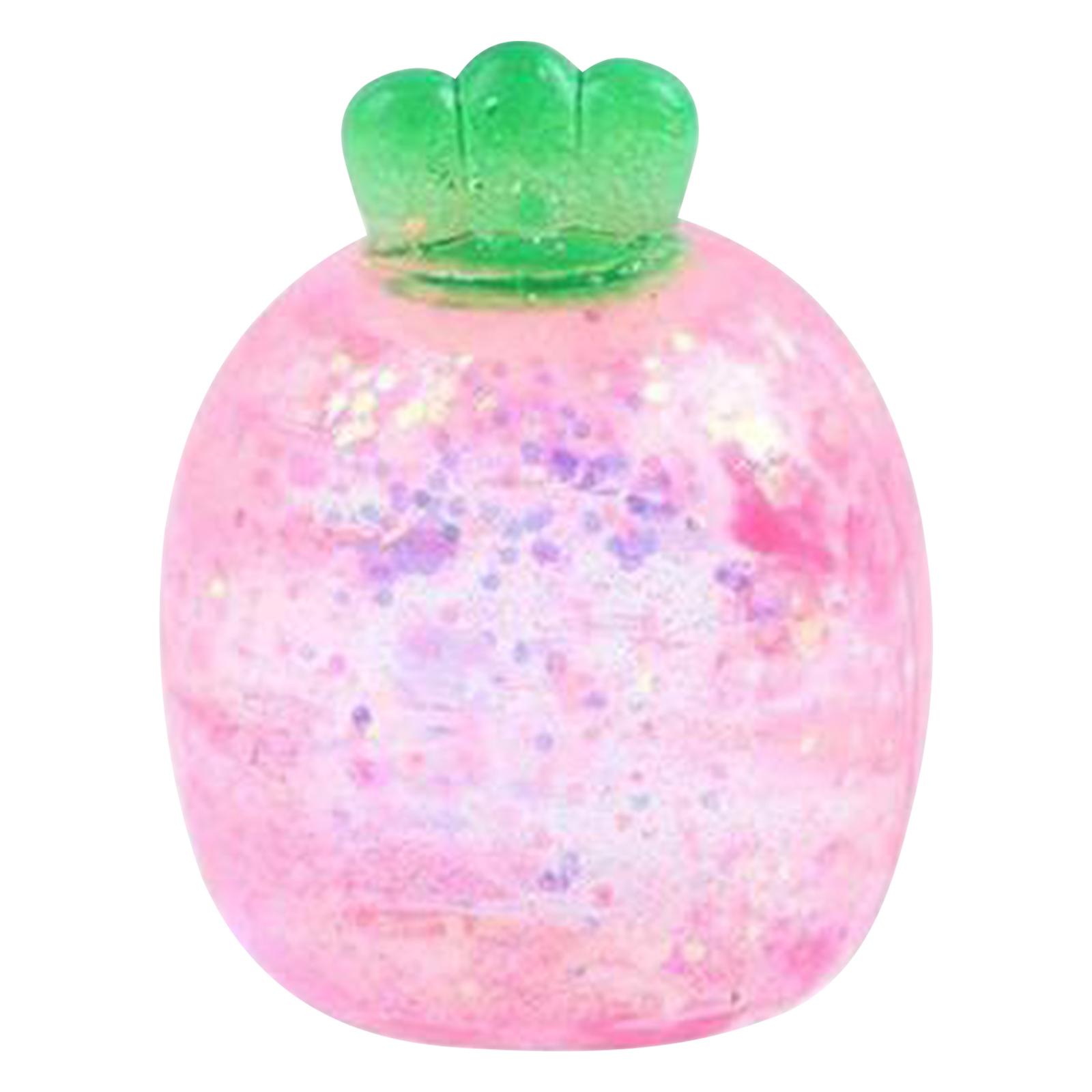 

Cute Malt Carrot Pinch Stress Ball Mini Radish Squeeze Toy Sensory Calming Toys Easter Stuffers Party Flavor for Kids Adults рожевий
