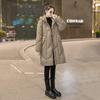 Sibaoshe Women's Hooded Down Jacket - 2026 Winter Loose Fit