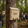 Wooden Bats House Bats Box Sturdy Quick Installation Weatherproof Decor Lightweight Wall Mounted for Park Backyard Garden