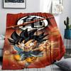 Dragon Ball character Print Flannel Blanket High quality Comfortable for All Seasons Home Decor Warmth and Comfort Perfect for Christmas Gifts