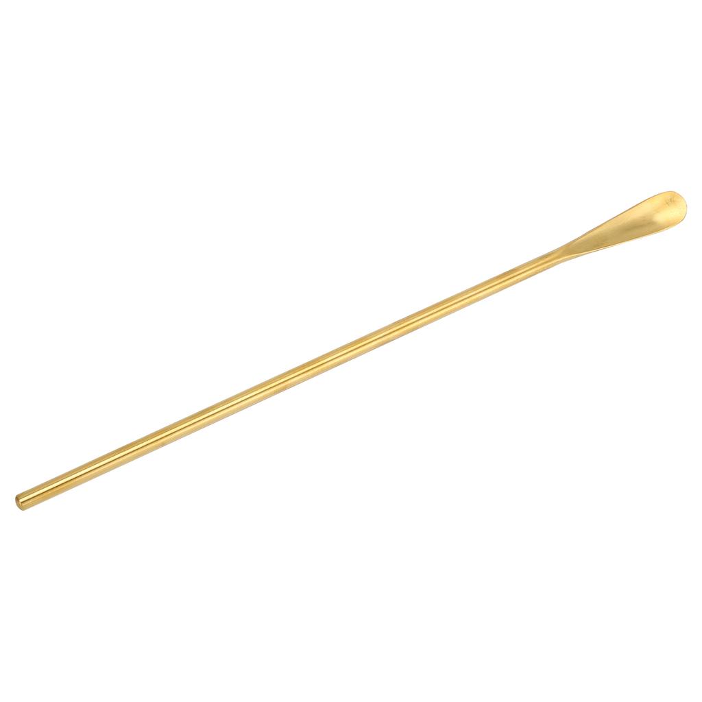 Stainless Steel Mixing Spoon Long Handle Coffee Small Spoon Mixing Stick for Office Home RestaurantGolden